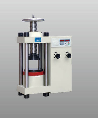 Máquina de teste da pressão hidráulica da exposição do LCD, tijolo, verificador de pedra MEW-Y2000S da força do cimento
